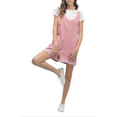 Wishlist Striped Romper In Pink