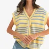 Wishlist Sunny Sweater Vest In Yellow In Yellow