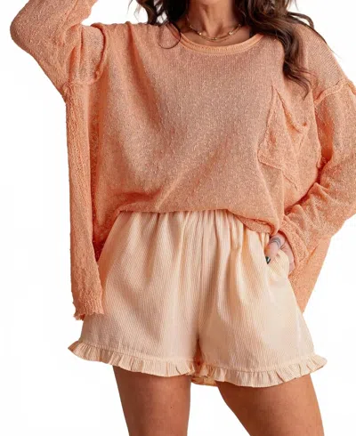 Wishlist Sunset Stripe Short In Multi In Brown