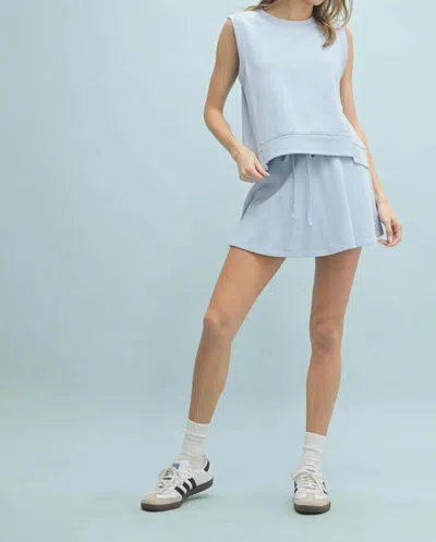 Wishlist Sweet Pea Top In Baby Blue