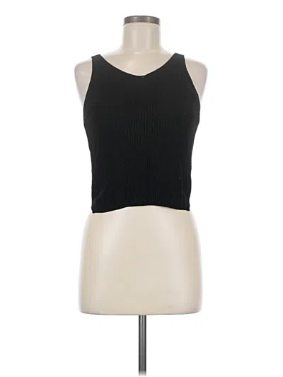 Pre-owned Wishlist Tank Top Black Halter Neckline Tops