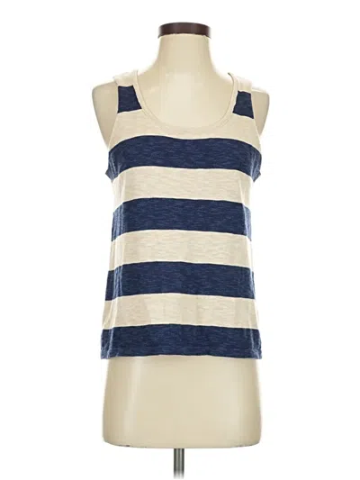 Pre-owned Wishlist Tank Top Blue Halter Neckline Tops