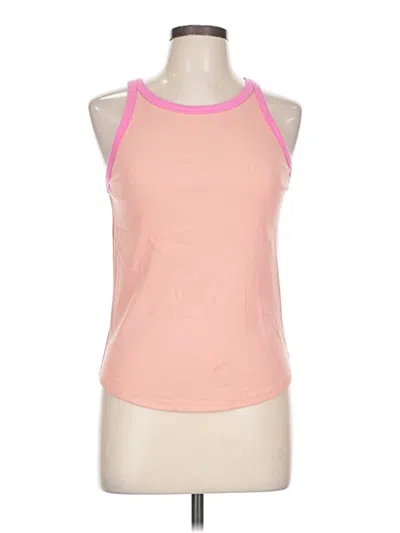 Pre-owned Wishlist Tank Top Pink Halter Neckline Tops