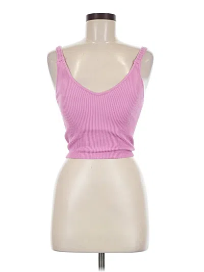 Pre-owned Wishlist Tank Top Pink Strapless Neckline Tops