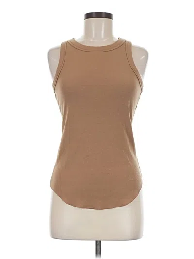 Pre-owned Wishlist Tank Top Tan Halter Neckline Tops