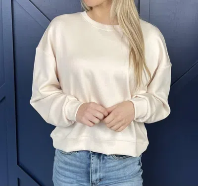 Wishlist Thoughts Of You Sweatshirt In Ballet