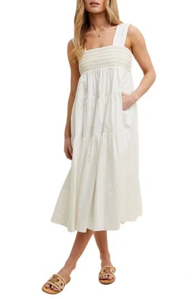 Wishlist Tiered Maxi Dress In White