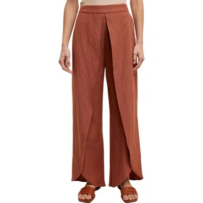 Wishlist Tulip Leg Pants In Brown