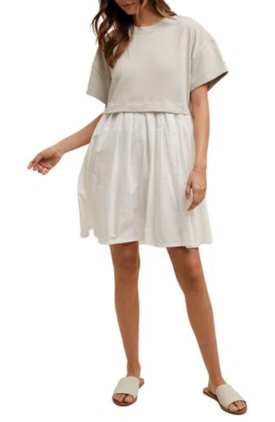 Wishlist Twofer Minidress In Gray