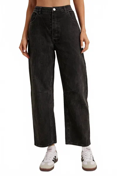 Wishlist Women's Washed Denim Pants In Black