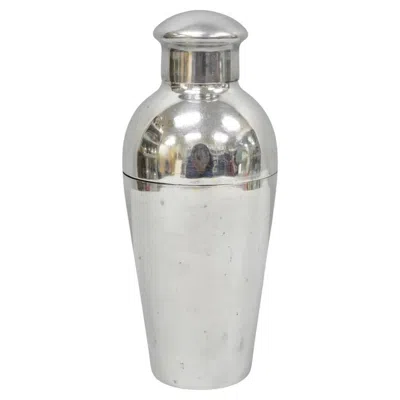 Pre-owned Wiskemann Vintage  Belgium Art Deco Silver Plated Martini Cocktail Shaker Barware
