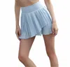 Wiskii Lite Pleated Skirt In Surf