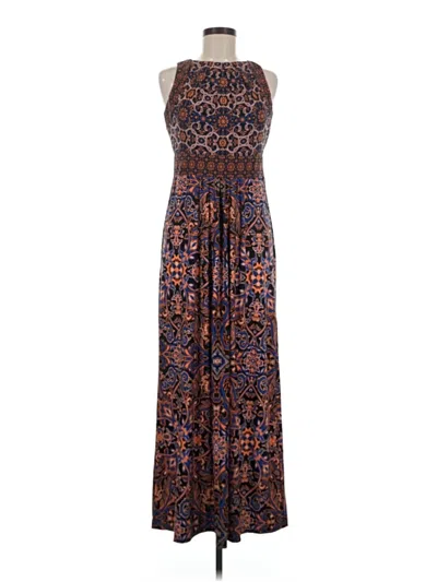 Pre-owned Wisp Casual Dress In Brown