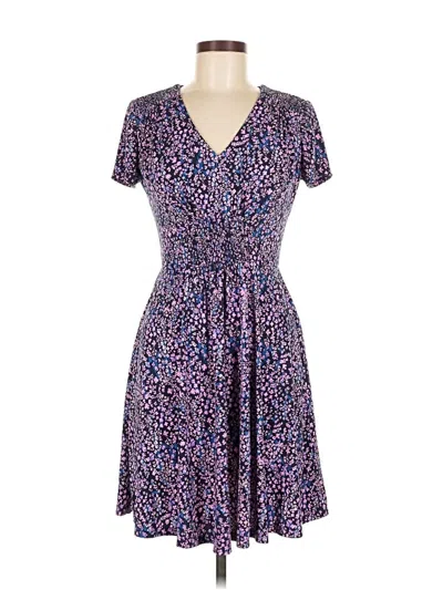 Pre-owned Wisp Casual Dress In Purple
