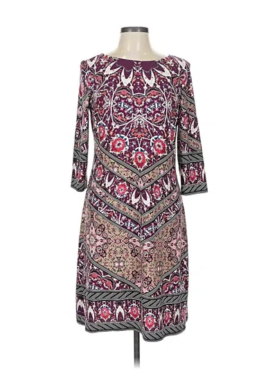 Pre-owned Wisp Casual Dress In Purple