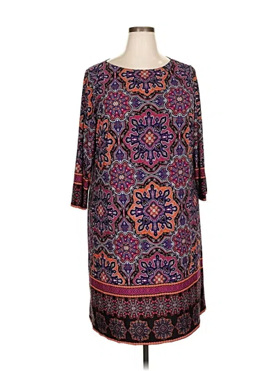 Pre-owned Wisp Casual Dress In Purple