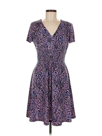 Pre-owned Wisp Casual Dress In Purple