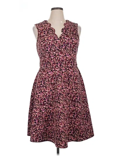Pre-owned Wisp Casual Dress In Purple