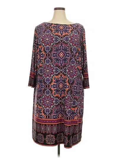 Pre-owned Wisp Casual Dress In Purple