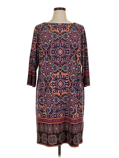 Pre-owned Wisp Casual Dress In Purple