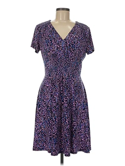 Pre-owned Wisp Casual Dress In Purple