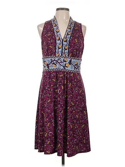 Pre-owned Wisp Casual Dress In Purple