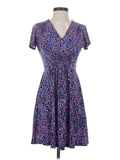 Pre-owned Wisp Casual Dress In Purple