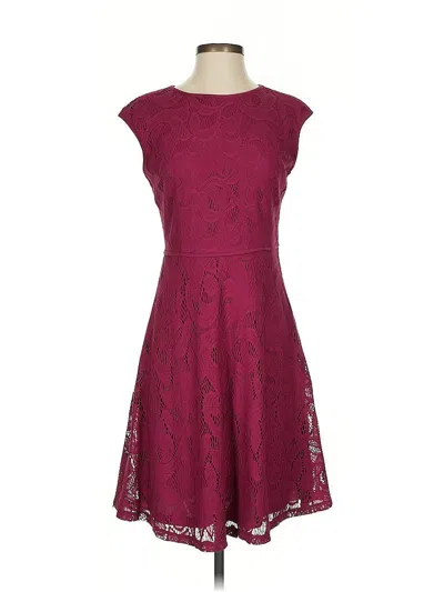 Pre-owned Wisp Cocktail Dress In Burgundy