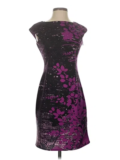 Pre-owned Wisp Cocktail Dress In Purple