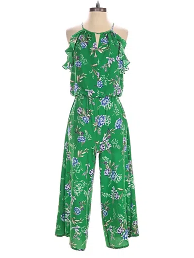 Pre-owned Wisp Jumpsuit In Green