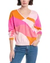 Wispr Abstract Reversible Silk-blend Sweater In Multi
