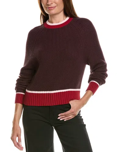 Wispr Aubrey Silk-blend Sweater In Brown
