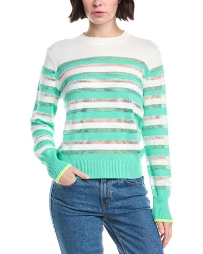 Wispr Beach Stripe Silk-blend Sweater In Multi