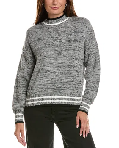 Wispr Bi-color Mock Neck Sweater In Multi