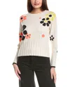 Wispr Blossom Silk-blend Sweater In Neutral