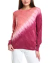 Wispr Burn Out Tie Dye Silk-blend Sweater In Multi
