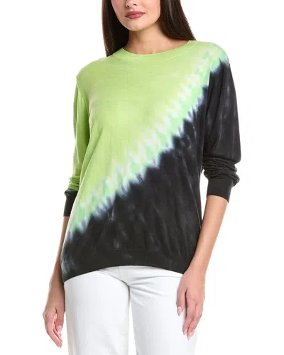 WISPR BURN OUT TYE DYE SILK-BLEND SWEATER