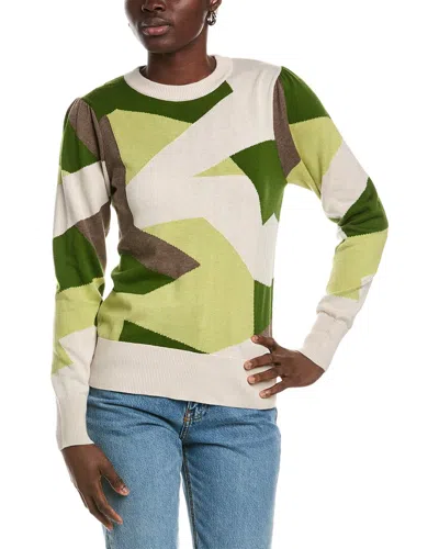 Wispr Camo Silk-blend Sweater In Brown