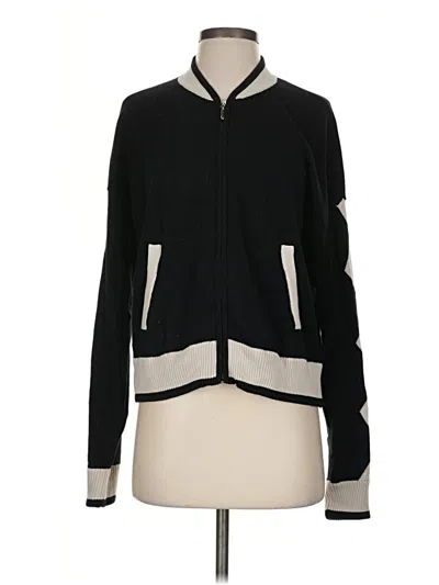 Pre-owned Wispr Cardigan Sweater In Black