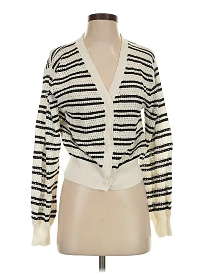 Pre-owned Wispr Cardigan Sweater In Ivory