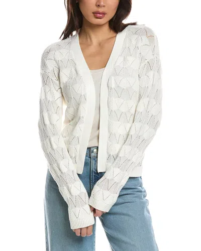 Wispr Chevron Stitch Cardigan In Multi