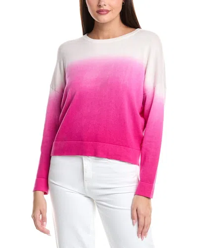 Wispr Dip Dye Victory Silk-blend Sweater In Pink