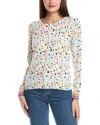 Wispr Ditsy Silk-blend Sweater In Multi