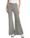Wispr Flared Rib Pant In Gray