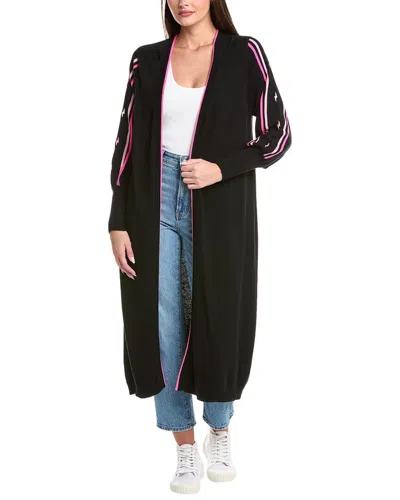 WISPR GRADIENT BOLT SILK-BLEND DUSTER CARDIGAN
