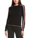 Wispr Gradient Ski Silk-blend Sweater In Black