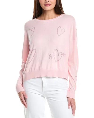 WISPR HEART HOT FIX SILK-BLEND SWEATER