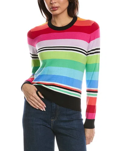 Wispr Ivy Stripe Crewneck Top In Multi