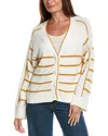 Wispr Links Stripe Cardigan In Multi