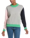 Wispr Mini Heart Embroidered T-shirt In Gray